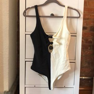 Mara Hoffman black & white swimsuit - never worn